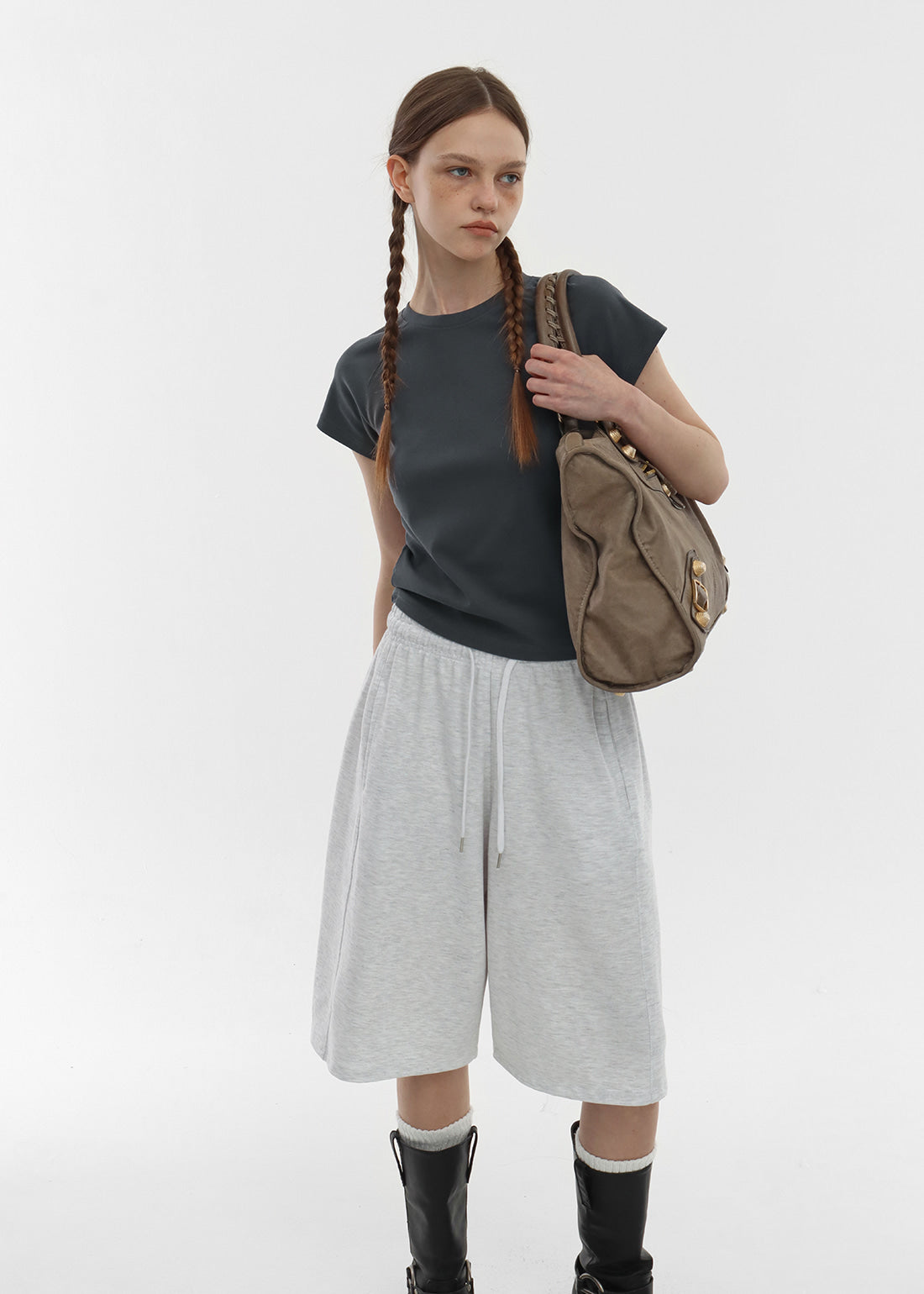 AIR SWEAT BERMUDA BANDED PANTS - 3 COLORS 14
