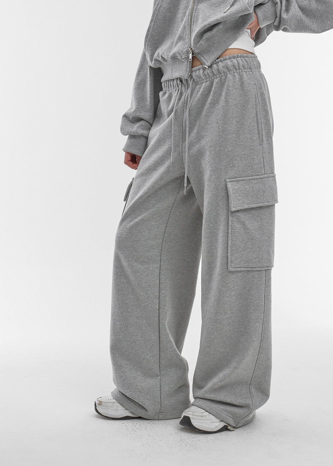 HEAVY COTTON CARGO TWO-WAY BANDED PANTS - 4 COLORS 1