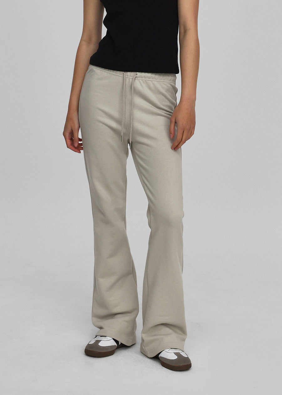 HEAVY COTTON BOOTCUT BANDED PANTS - 2 COLORS 1