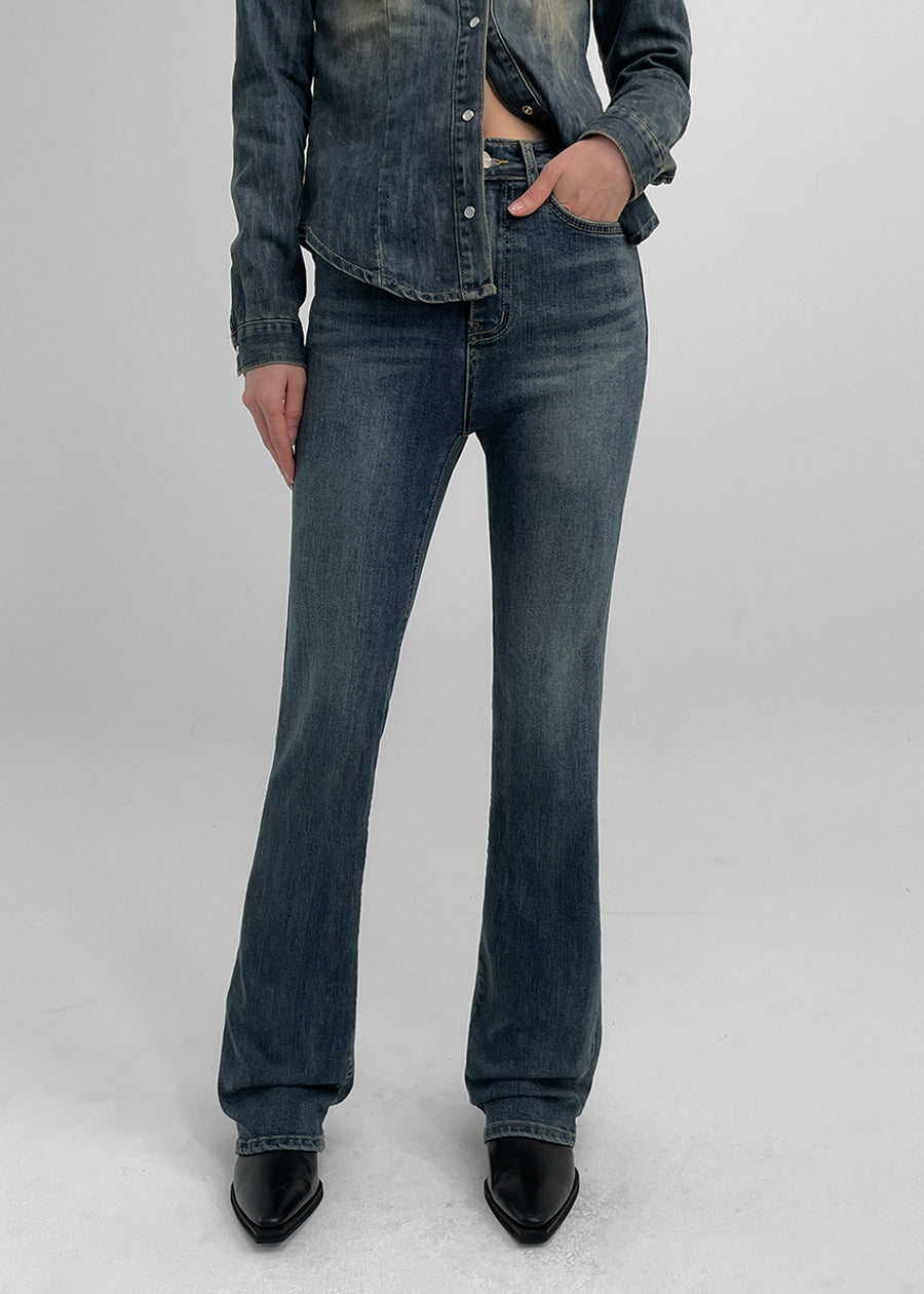 LONG SLIM BOOTS-CUT - 6 COLORS 7