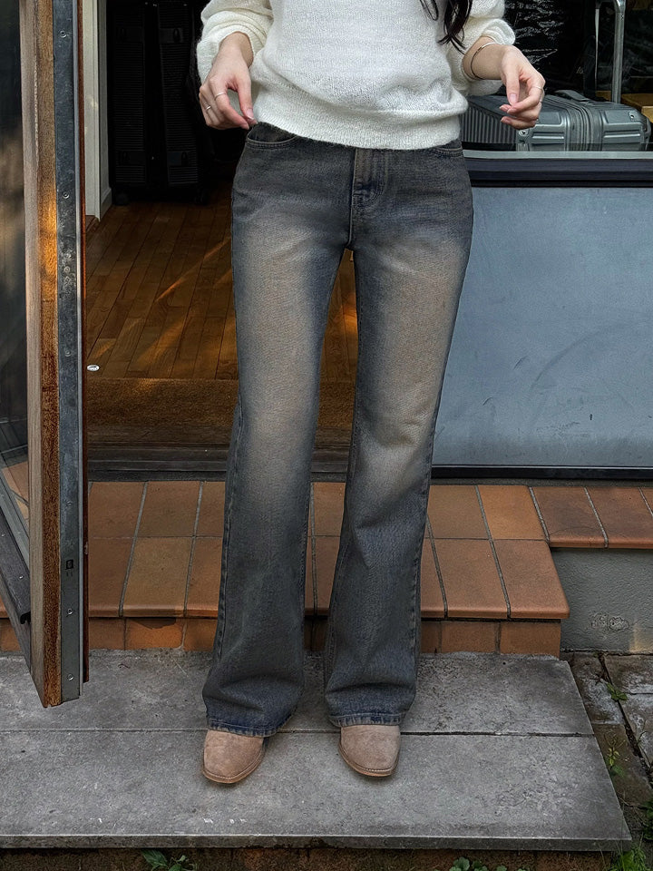 OUR MUTE SEMI-BOOTCUT DENIM PANTS - 3 COLORS