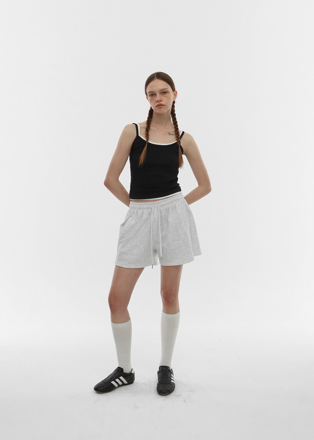AIR SWEAT CROPPED BANDED PANTS - 4 COLORS 7