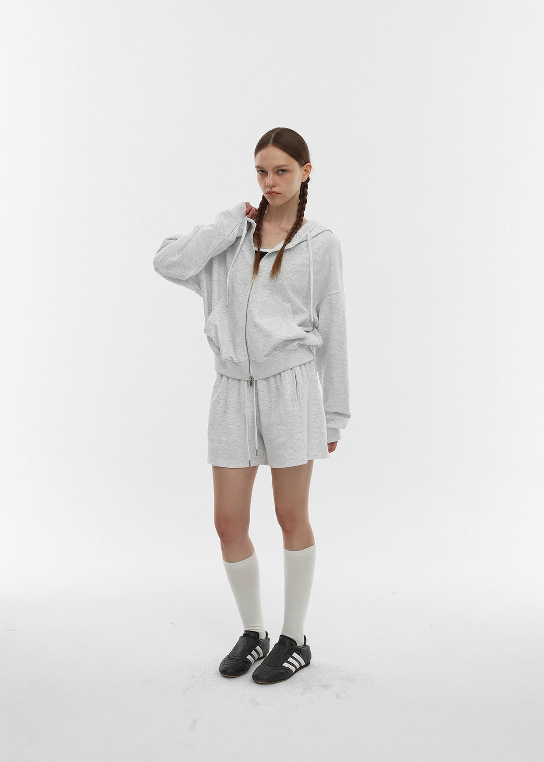 AIR SWEAT CROPPED BANDED PANTS - 4 COLORS 11