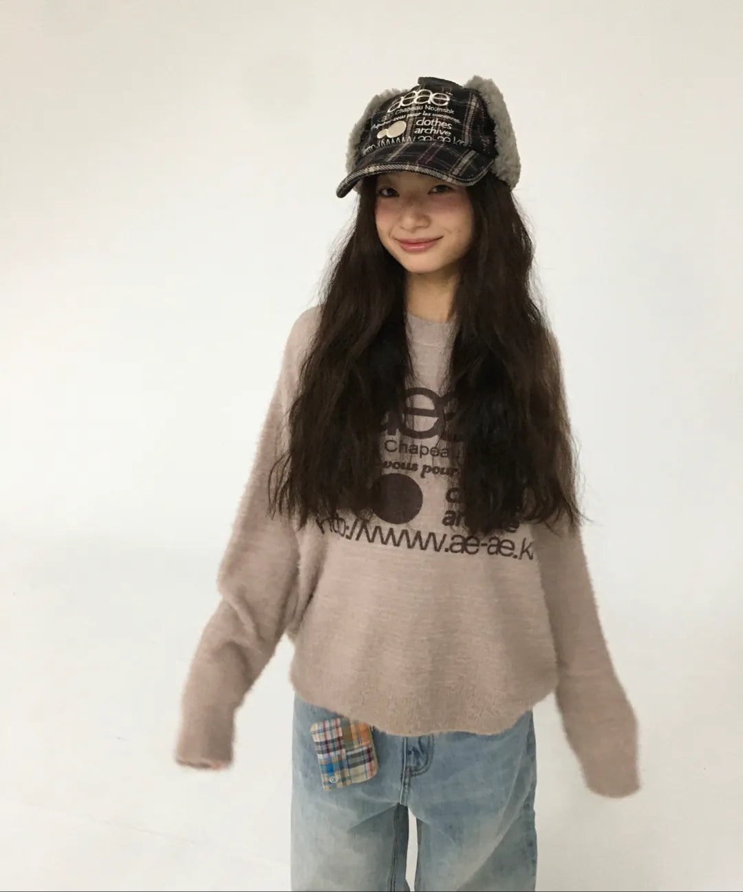 [AEAE] WEB LOGO 針織套頭衫