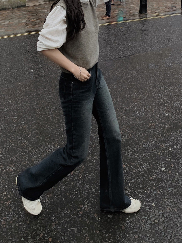 OUR MUTE SEMI-BOOTCUT DENIM PANTS - 3 COLORS