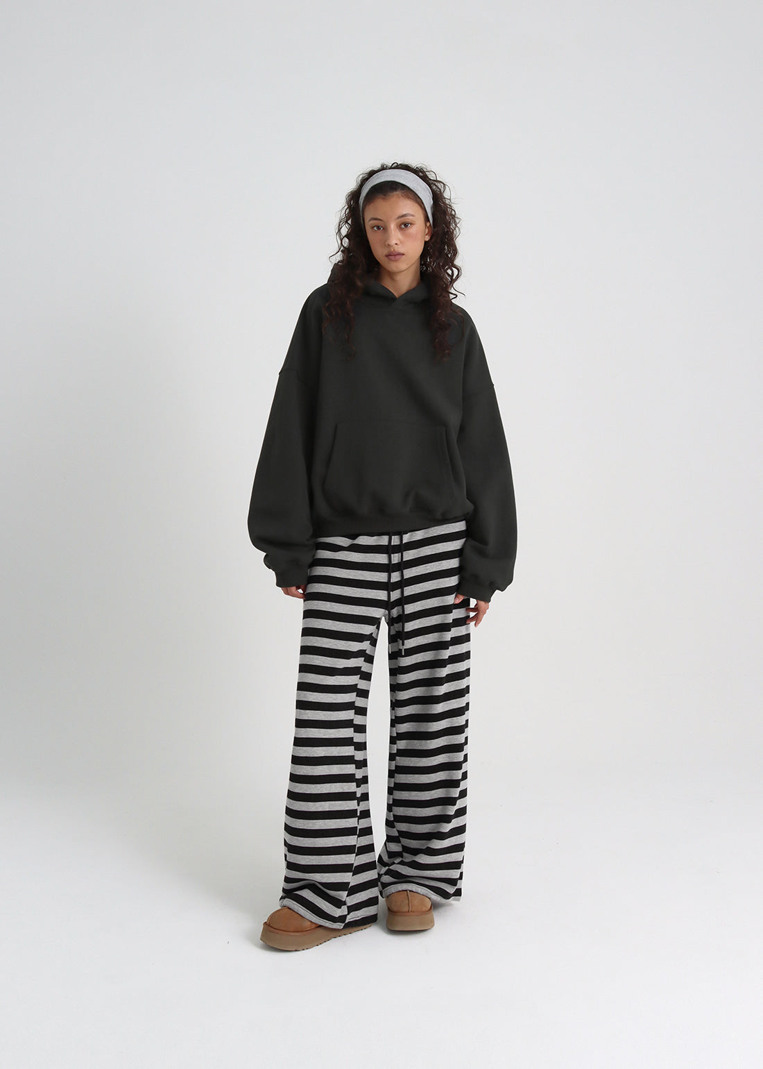 BOLD STRIPE BANDED PANTS - 2 COLORS 1