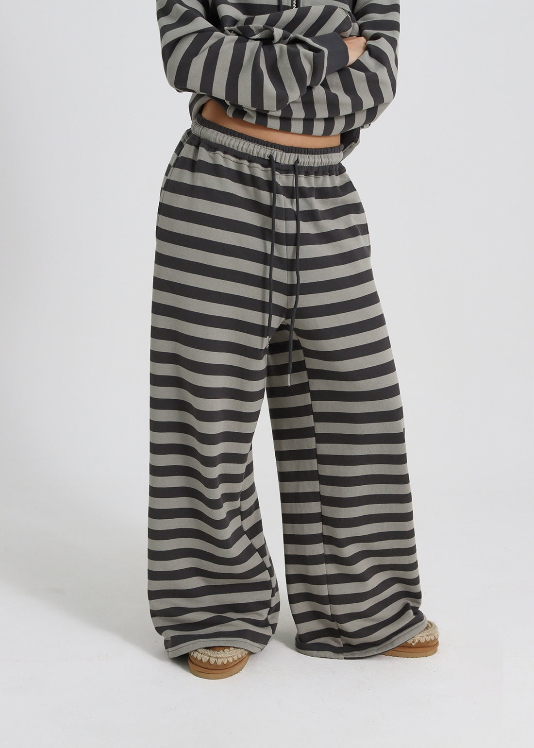 BOLD STRIPE BANDED PANTS - 2 COLORS 6