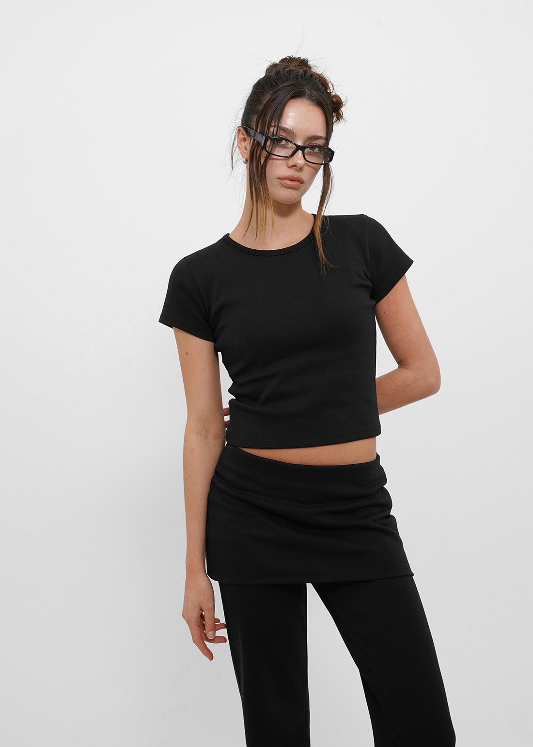 STRETCH STANDARD ROUND NECK BABY SHORT SLEEVE TEE 14