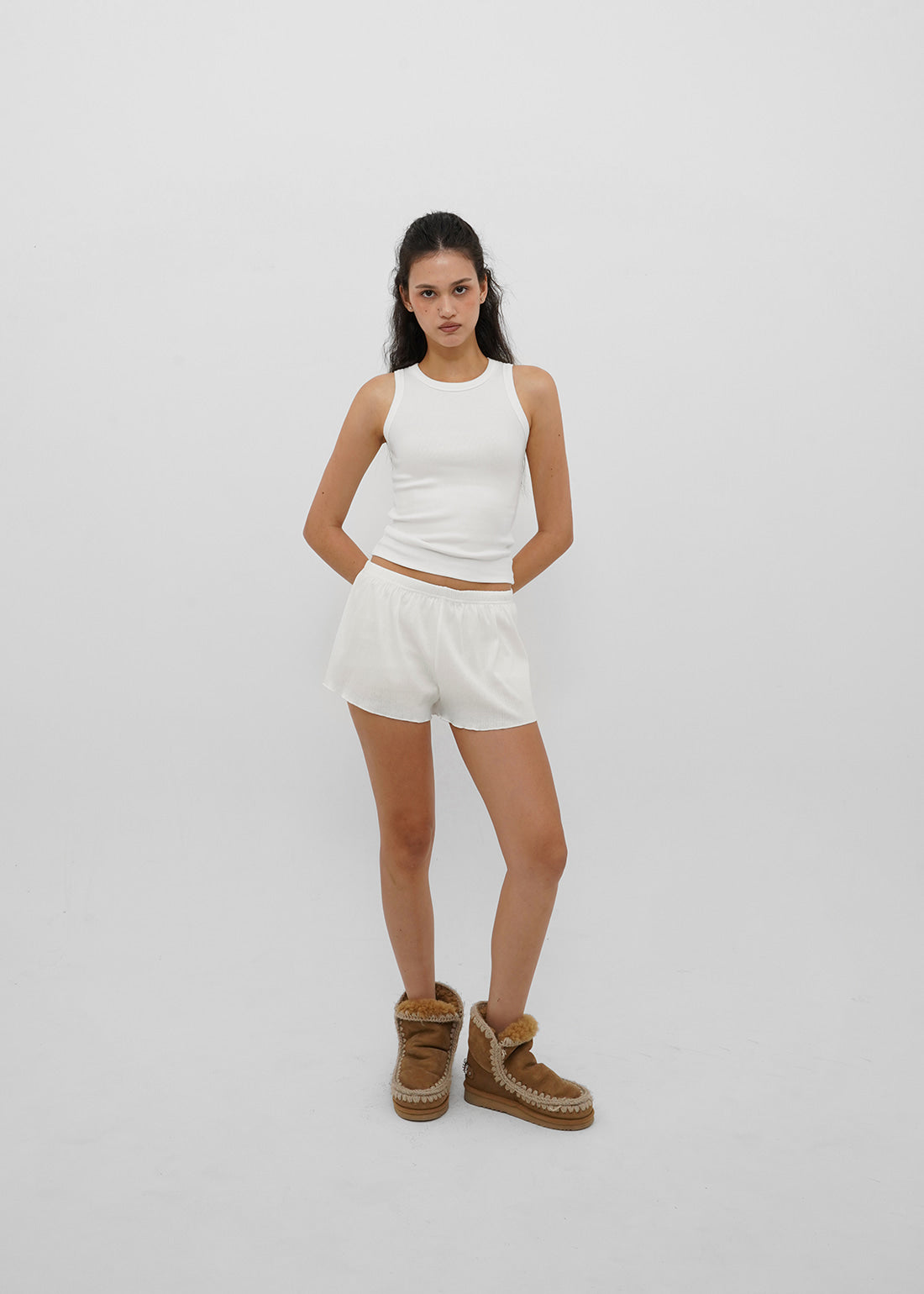 PUNCHING BANDED SHORTS - 2 COLORS 8