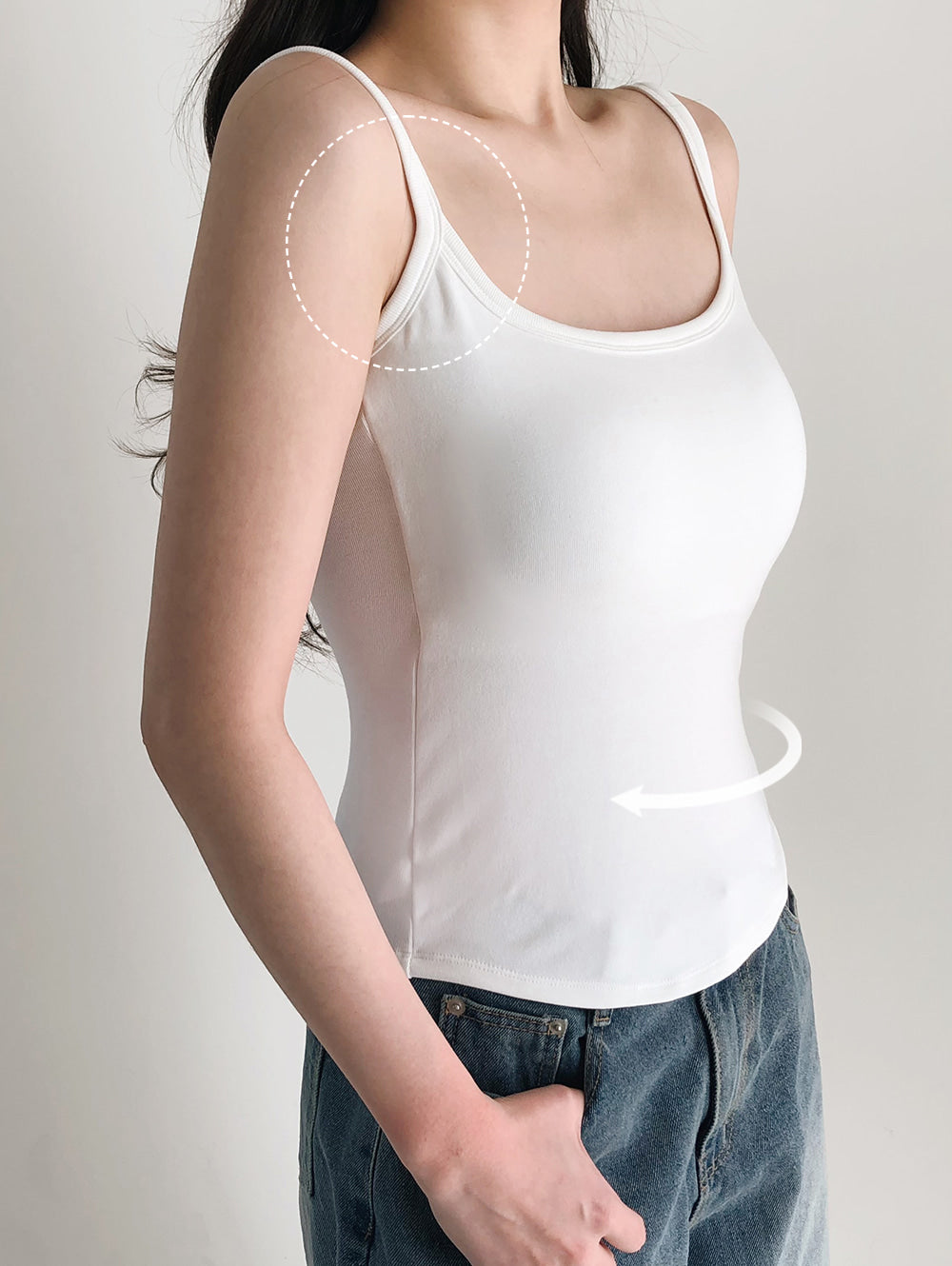 COVER FIT BUILT-IN CAP SLEEVELESS - 3 COLORS 4
