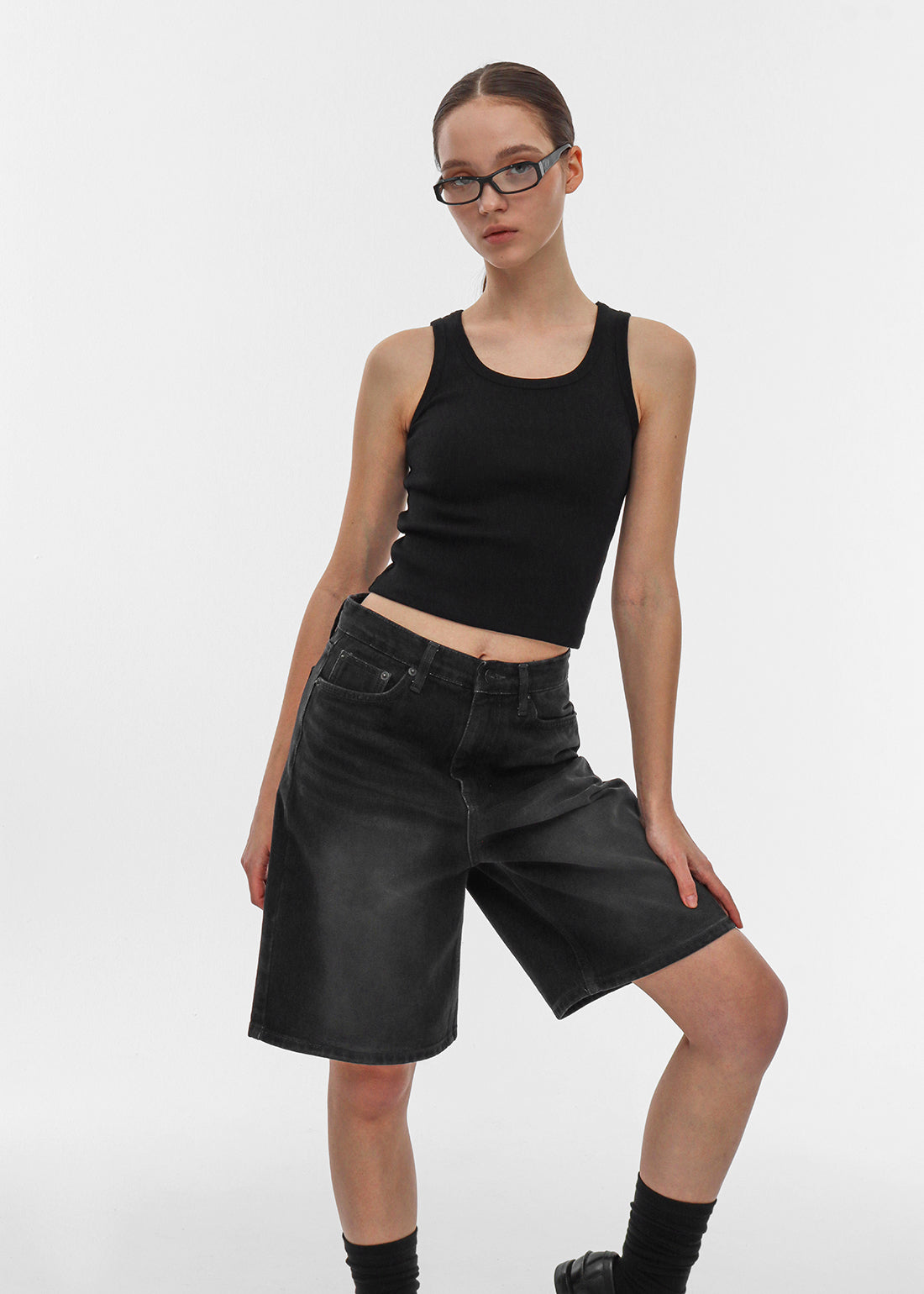 STANDARD U-NECK CROP TANK 3