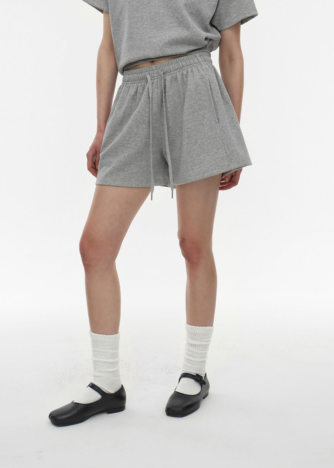 AIR SWEAT CROPPED BANDED PANTS - 4 COLORS 2