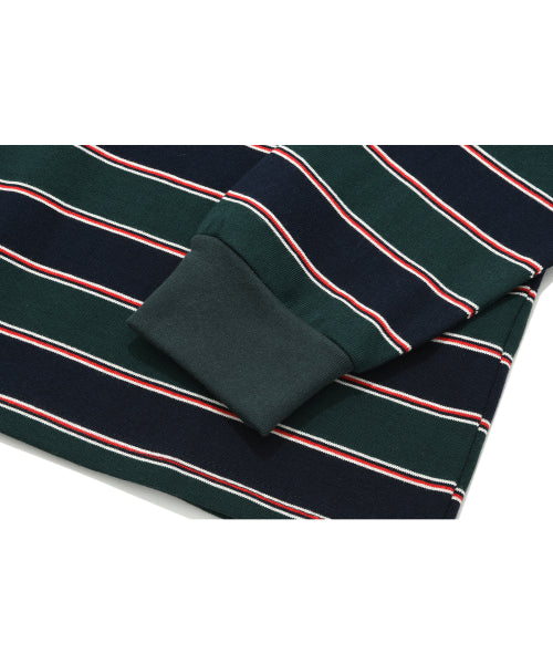 STRIPE WAPPEN LOGO LONG SLEEVE NAVY