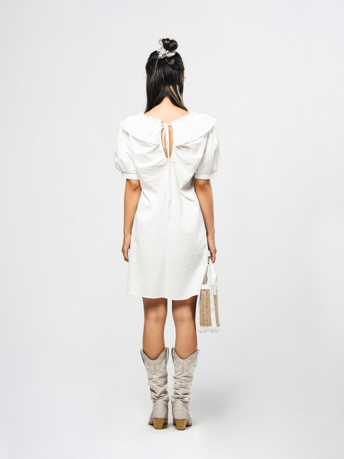 DRESS [] - 2 COLORS WHITE