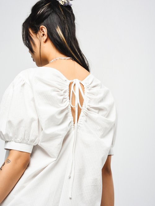 DRESS [] - 2 COLORS WHITE