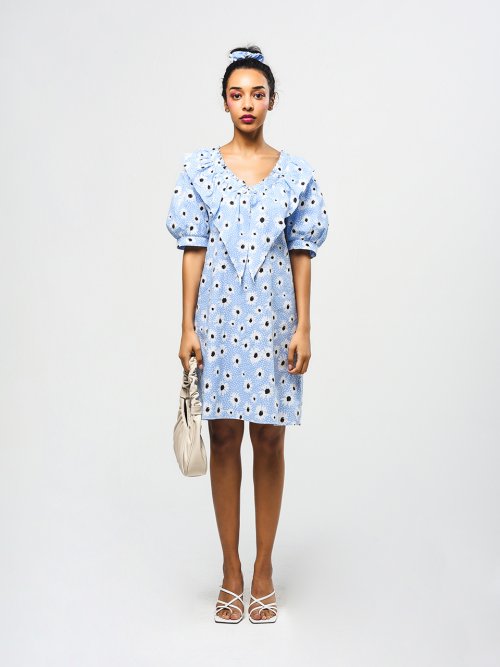 DRESS [] - 2 COLORS SKY BLUE