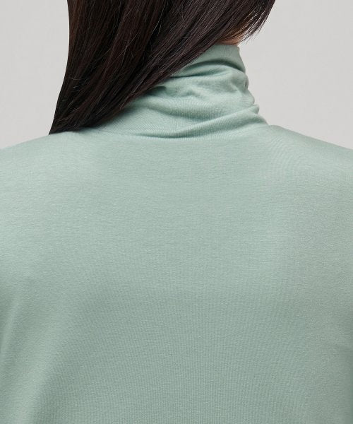 WOMENS TENCEL SLIM TURTLE NECK TEE #韓韶禧同款! - 16 COLORS MINT