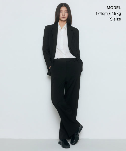 WOMENS BASIC BLAZER #韓韶禧同款! - 3 COLORS BLACK