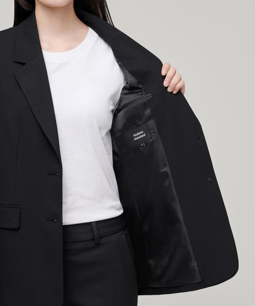 WOMENS BASIC BLAZER #韓韶禧同款! - 3 COLORS BLACK