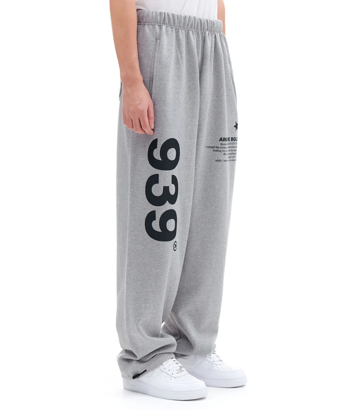 939 LOGO SWEAT PANTS (GRAY)