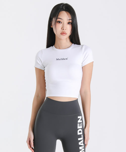 STEADY CROP T-SHIRT - 5 COLORS WHITE