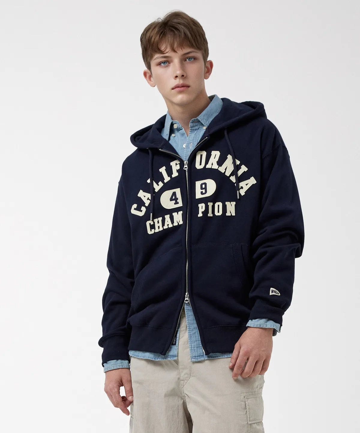 Signature Patch Hood Zip-up (BRUSHED) - 6 colors