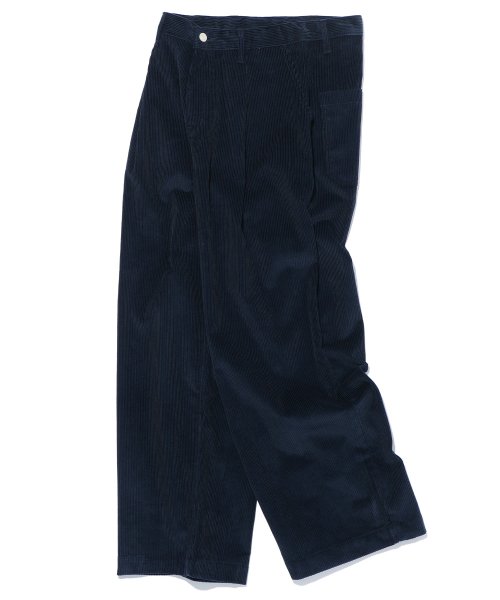 BALLOON WIDE CORDUROY PANTS - 2 COLORS NAVY
