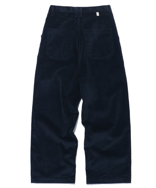 BALLOON WIDE CORDUROY PANTS - 2 COLORS NAVY