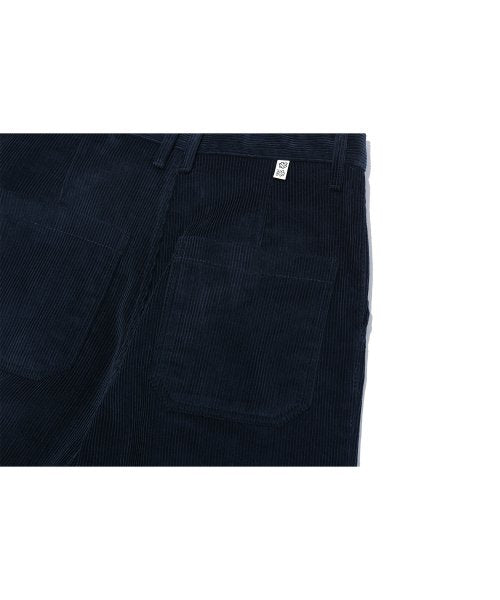 BALLOON WIDE CORDUROY PANTS - 2 COLORS NAVY