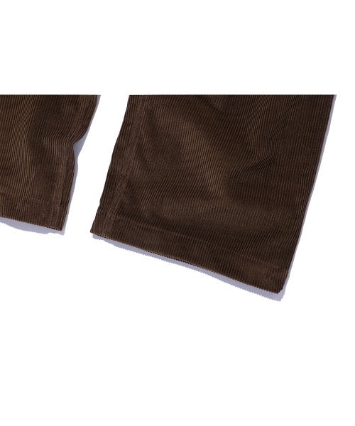 BALLOON WIDE CORDUROY PANTS - 2 COLORS BROWN