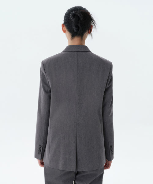 WOMENS BASIC BLAZER #韓韶禧同款! - 3 COLORS GREY