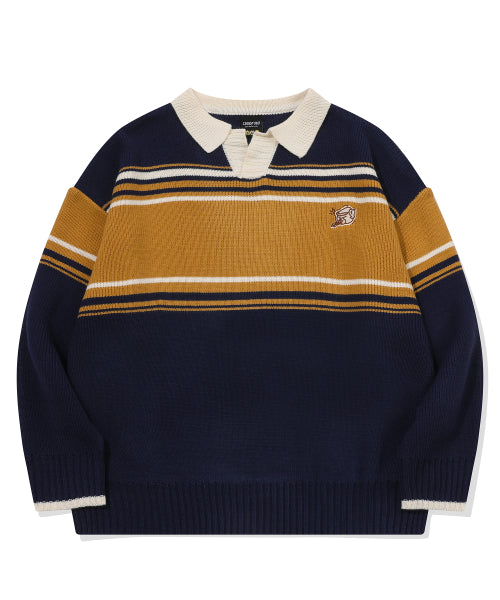 TEDDY PIQUE SWEATER NAVY - 2 COLORS NAVY