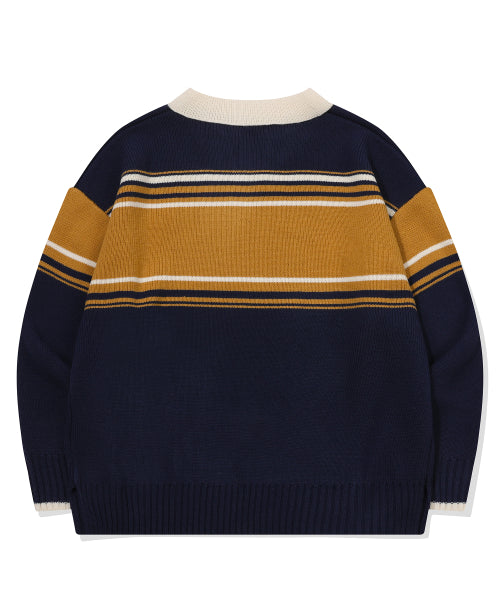 TEDDY PIQUE SWEATER NAVY - 2 COLORS NAVY