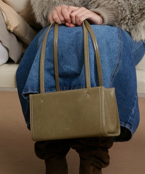 OBLONG BAG TINY - 2 COLORS MAROON