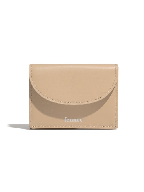 HALFMOON MINI WALLET - 5 COLORS BEIGE