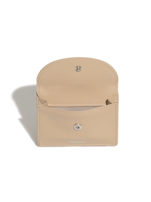 HALFMOON MINI WALLET - 5 COLORS BEIGE