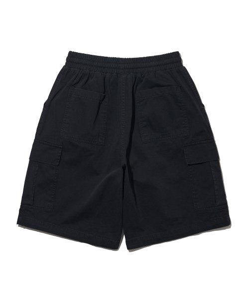 GIANT FIT STONE CARGO SHORTS - 4 COLORS BLACK