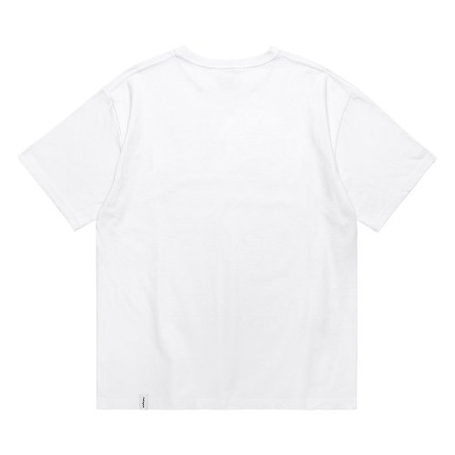 RAW CUT EDGE TEE WHITE