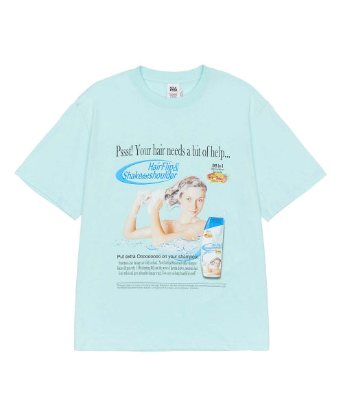 HAIR NEEDS HELP TEE MINT