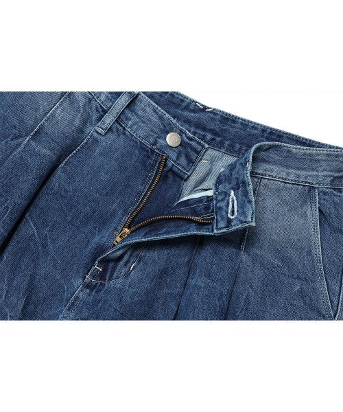 BERMUDA DENIM WASHED - 2 COLORS BLUE