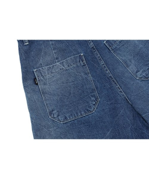 BERMUDA DENIM WASHED - 2 COLORS BLUE