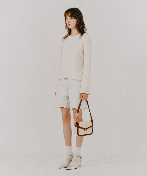 AMBER CANVASBROWN SHOULDER BAG AS SHOWN