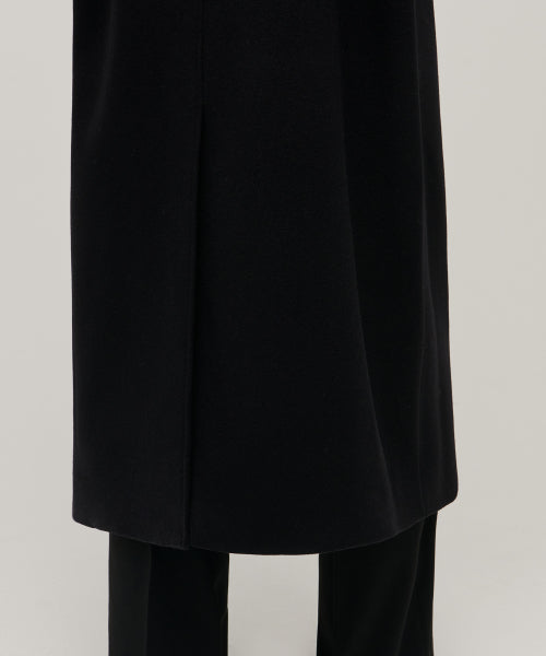 WOMENS CASHMERE BLEND BALMACAAN ROBE COAT #韓韶禧同款! - 8 COLORS BLACK