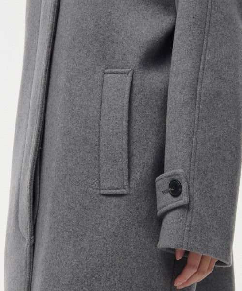 WOMENS CASHMERE BLEND BALMACAAN ROBE COAT #韓韶禧同款! - 8 COLORS GREY