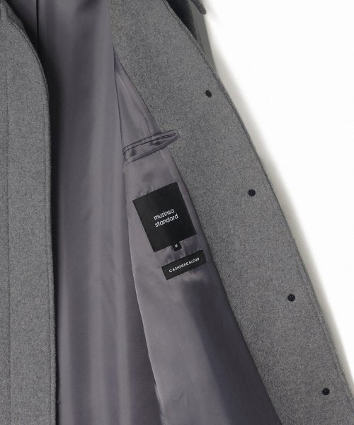 WOMENS CASHMERE BLEND BALMACAAN ROBE COAT #韓韶禧同款! - 8 COLORS GREY