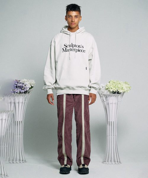 TAPED CORDUROY BEACH PANTS CARMEL - 2 COLORS PURPLE