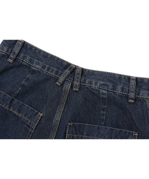 PANEL CARPENTER PANTS - 2 COLORS INDIGO