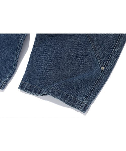 LAYER WIDE DENIM PANTS WASHED - 3 COLORS INDIGO