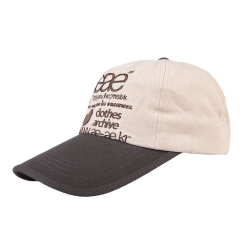 WEB LOGO 5PANNEL CAP - 4 COLORS CHARCOAL