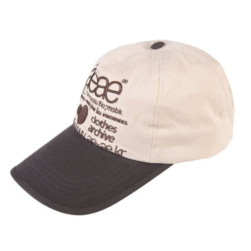 WEB LOGO 5PANNEL CAP - 4 COLORS CHARCOAL